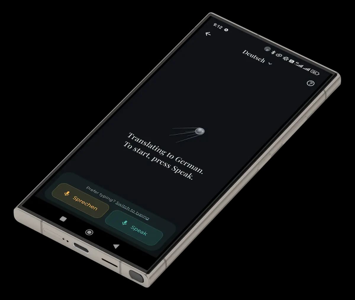 Putnik app running on a phone